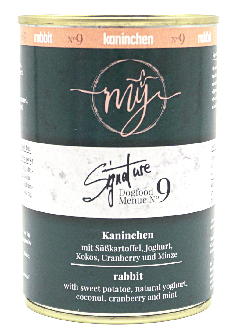 Mÿ Signature Kaninchen Süßkartoffel Joghurt Kokos Cranberry Minze 410 g