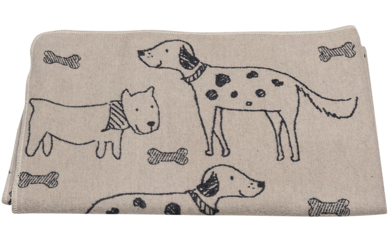 7157_80_1m6P6scFenLYPH DF Decke "Best friends allover" 100 x 140 cm hellgrau