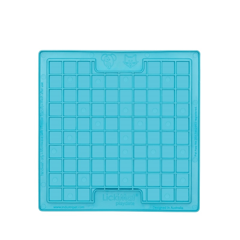 LickiMat Schleckmatte Playdate Türkis 20x20 cm