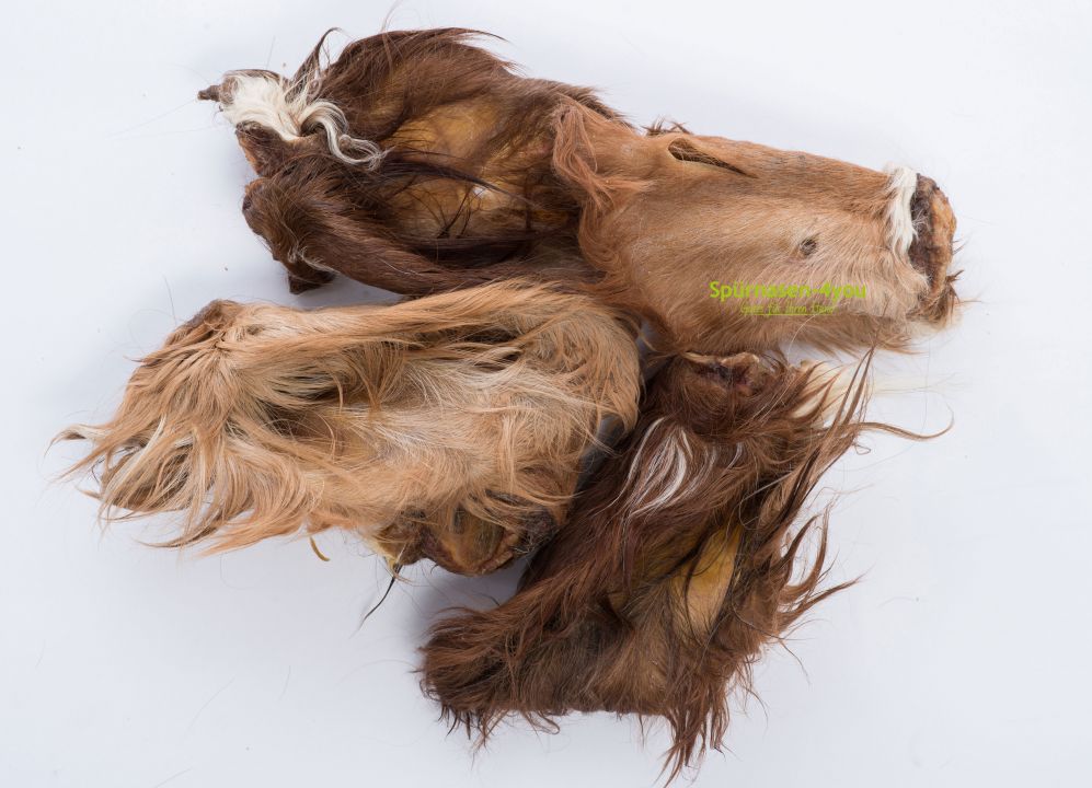 Rinderohr-mit-Fell Lunderland Rinderohren mit Fell 5 Stück