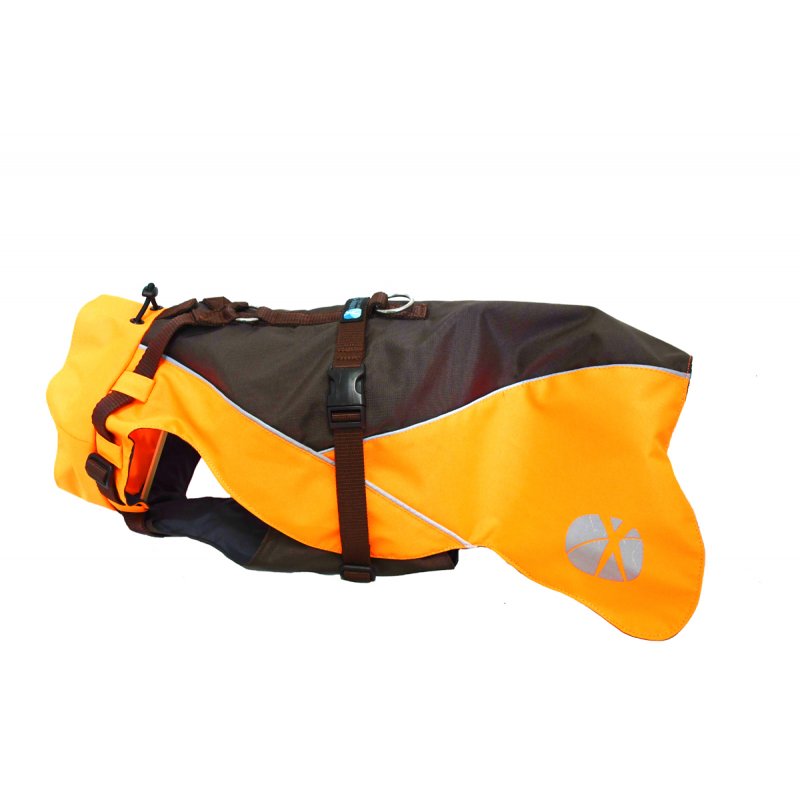 mantelgeschirr-protect-atlantic AnnyX Mantelgeschirr Protect Atlantic Leuchtorange / Braun