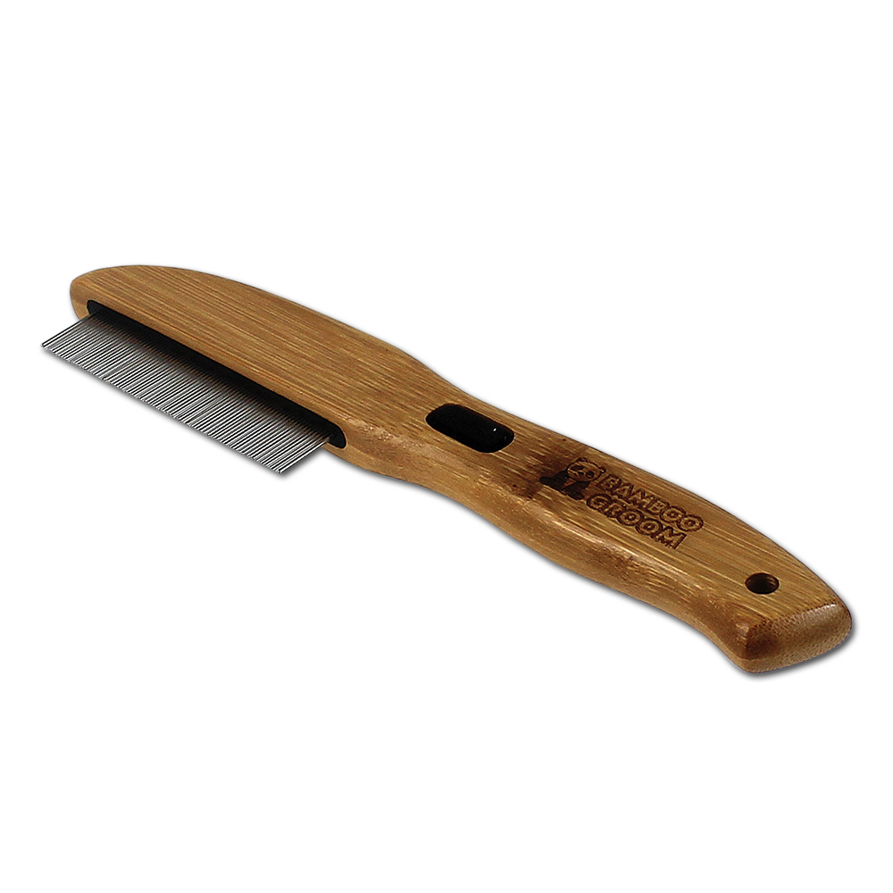 BG_FLEA_OS_047181161342_-_Angle Bamboo Groom Floh- und Staubkamm mit 77 rotierenden Köpfen