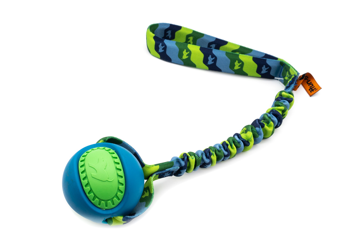 Zergel-Ball-blau Tug-E-Nuff Power-Ball Bungee Zergel