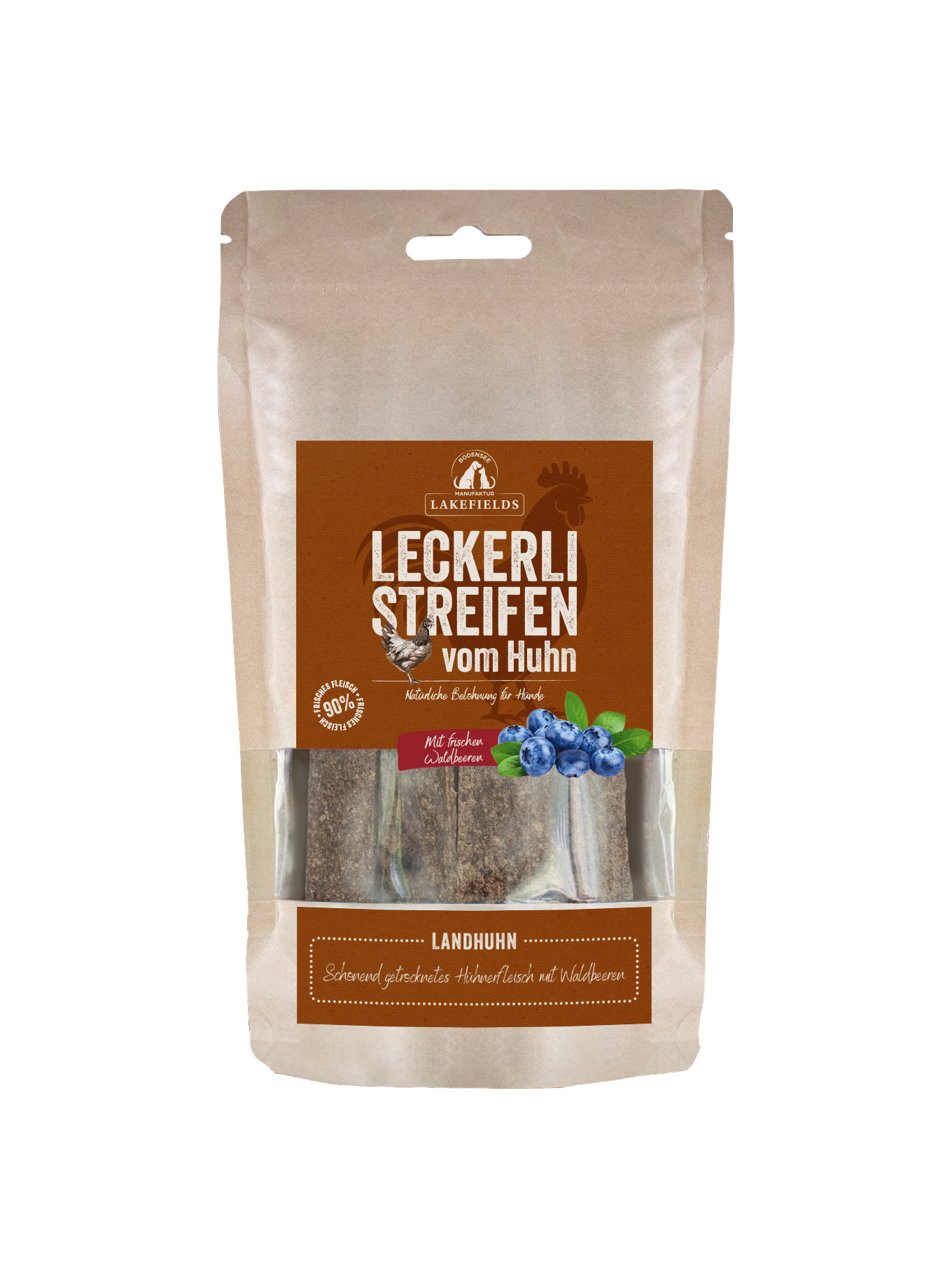 Lakefields Leckerli-Streifen vom Huhn 150 g