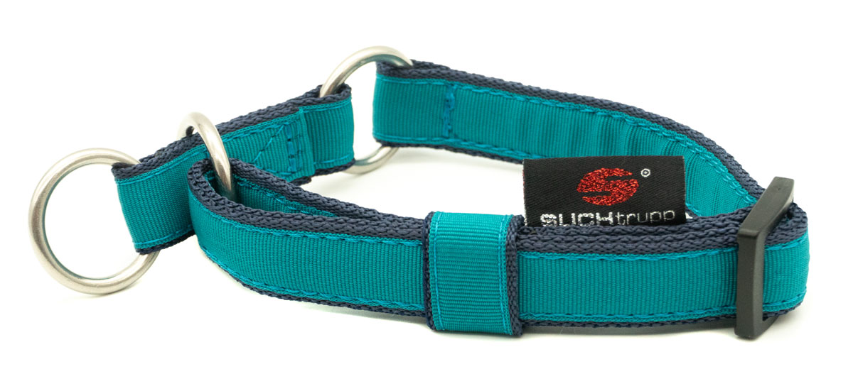 SUCHtrupp® PURE TÜRKIS / Blau Schlupfhalsband SUCHtrupp® PURE TÜRKIS / Blau Schlupfhalsband