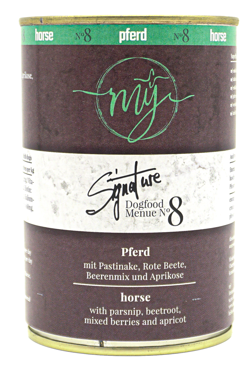 Mÿ Signature Pferd Pastinake Rote Beete Beeren Aprikose 410 g