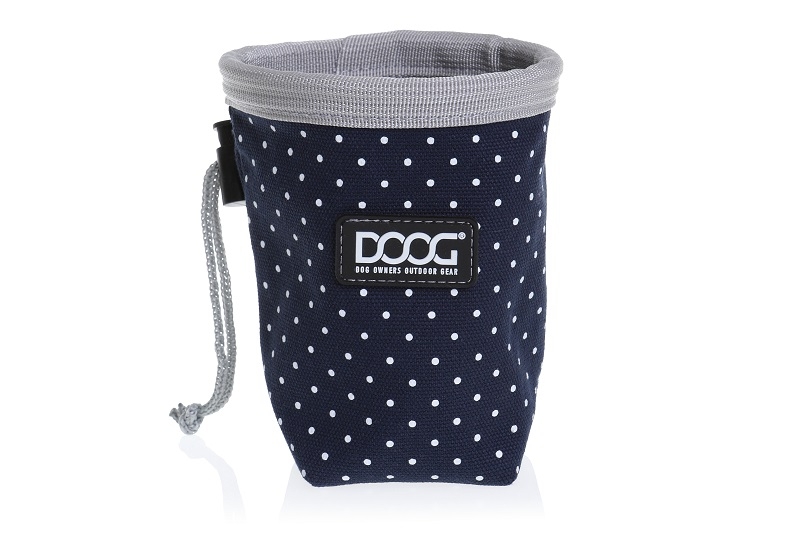 Stella-1 DOOG®  Leckerlitasche | Trainingstasche Stella Navy/polka dot