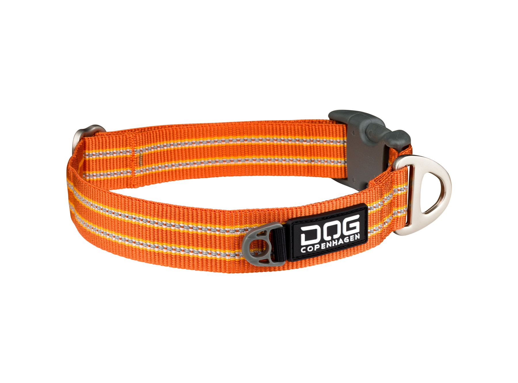 US-Collar-OrangeSun-V1 DOG Copenhagen V2 Urban Style Halsband Orange Sun