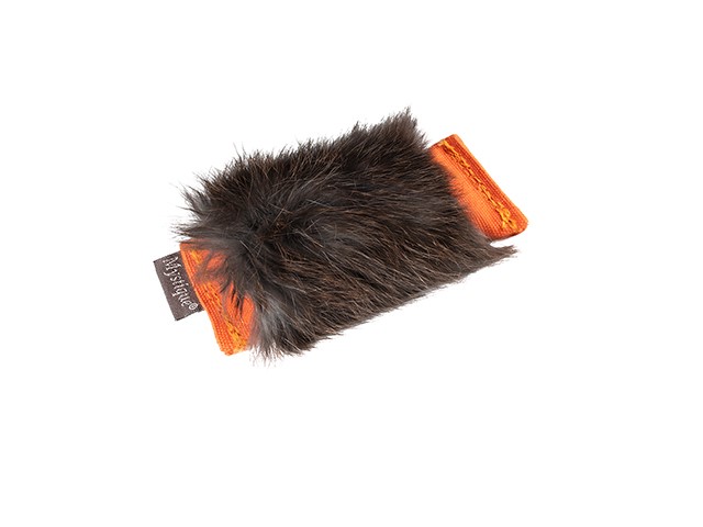 dummy-sniffle-orange-mit-fell Mystique Dummy Sniffle orange mit Fell