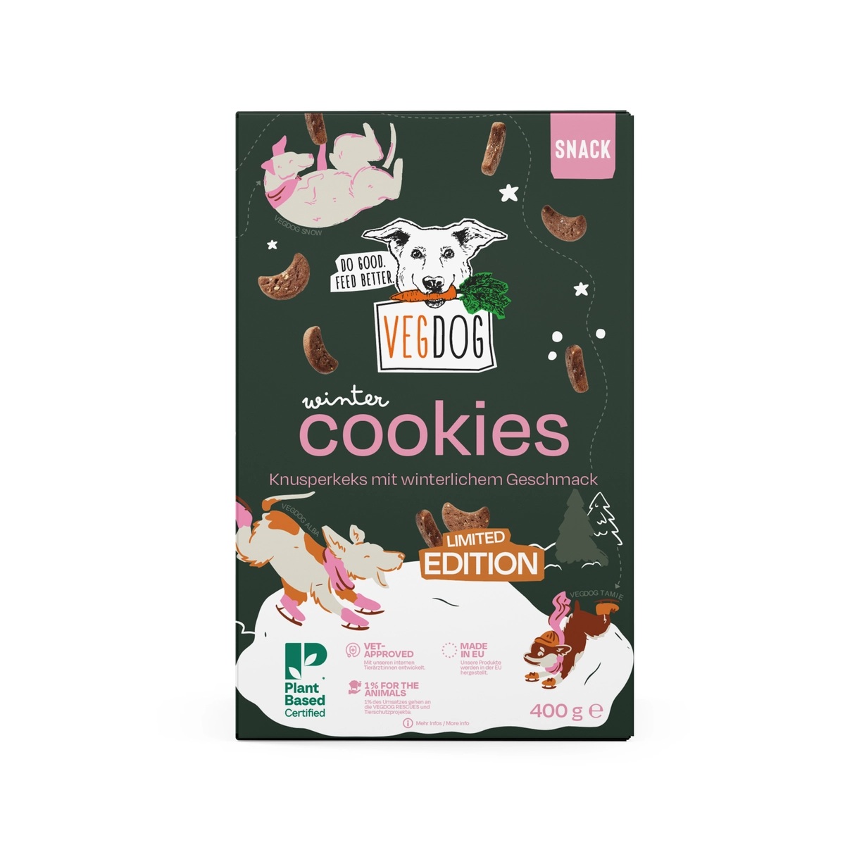 VEGDOG Winter Cookies 400 g