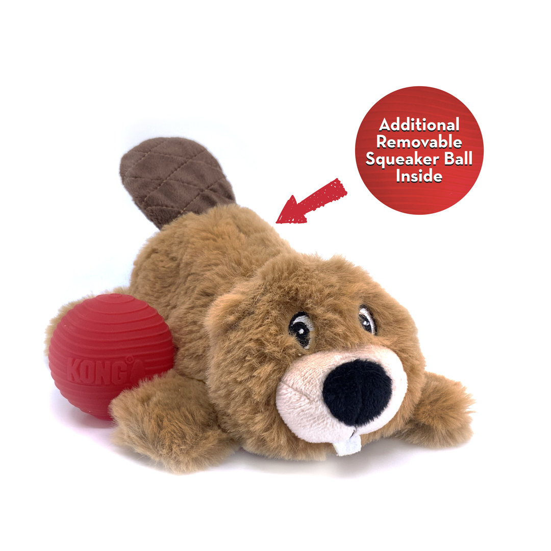 KONG Cozie Pocketz Beaver,  Bieber Größe M