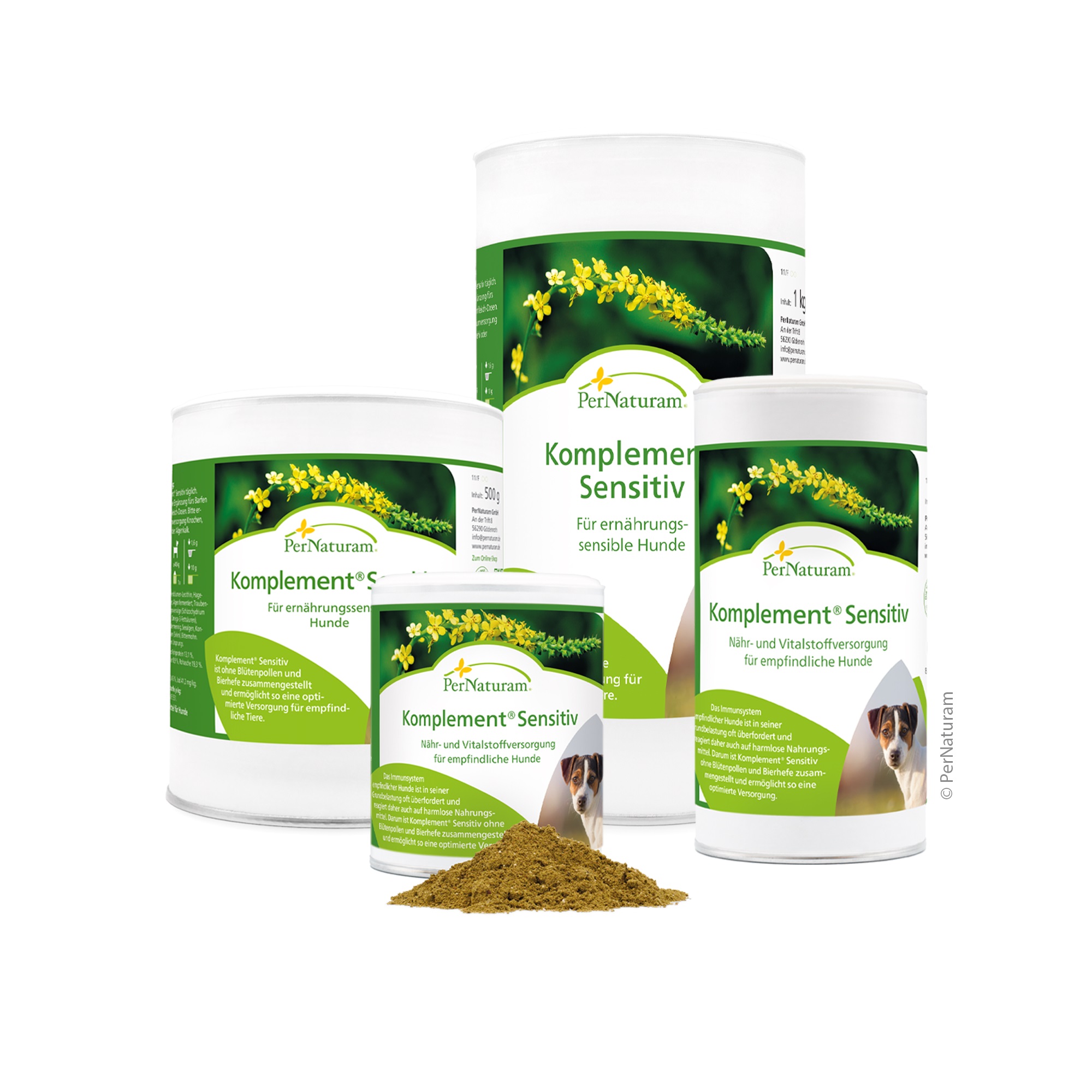 PerNaturam Komplement® Sensitiv -Für ernährungssensible Hunde 250 g MHD 05/25