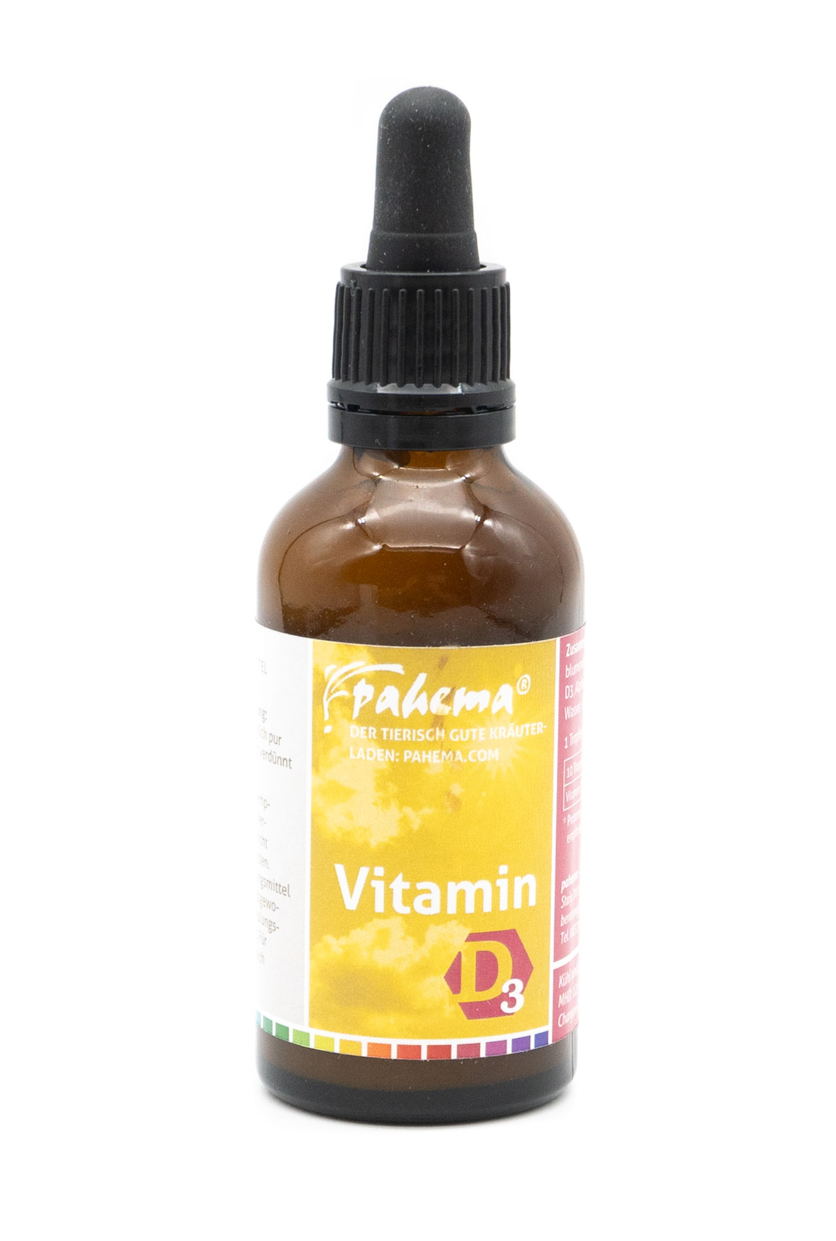 Pahema-Vit-D3neu Pahema Vitamin D3 Tropfen 50 ml