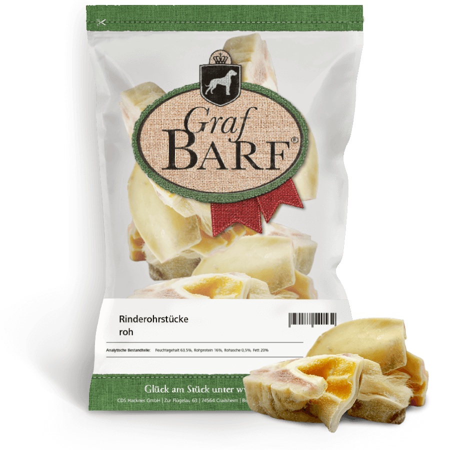 Graf Barf Rinderohrstücke 1 kg, roh & gefroren