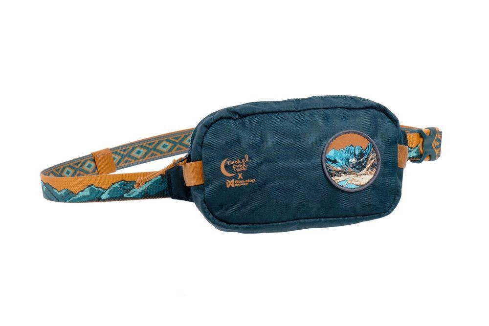 Fanny-Pack-RP-t-rkis Non-stop dogwear Trail quest fanny pack Rachel Pohl edition teal/oak