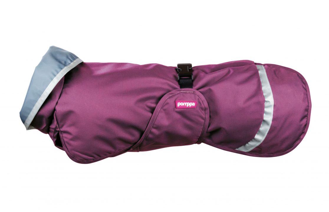 SadePomppa-Plum Sade Pomppa Plum Regenmantel für Hunde