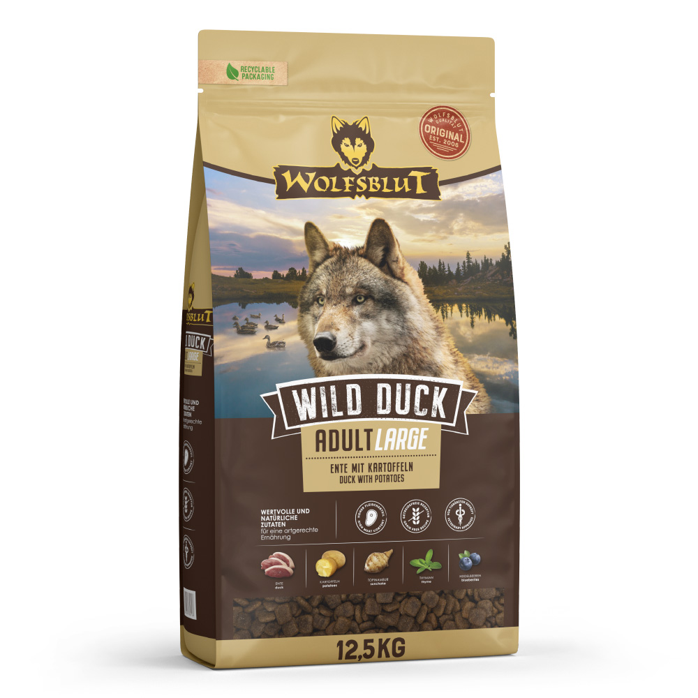 Wolfsblut Wild Duck Large Breed 12,5 kg Wolfsblut Wild Duck Large Breed 12,5 kg