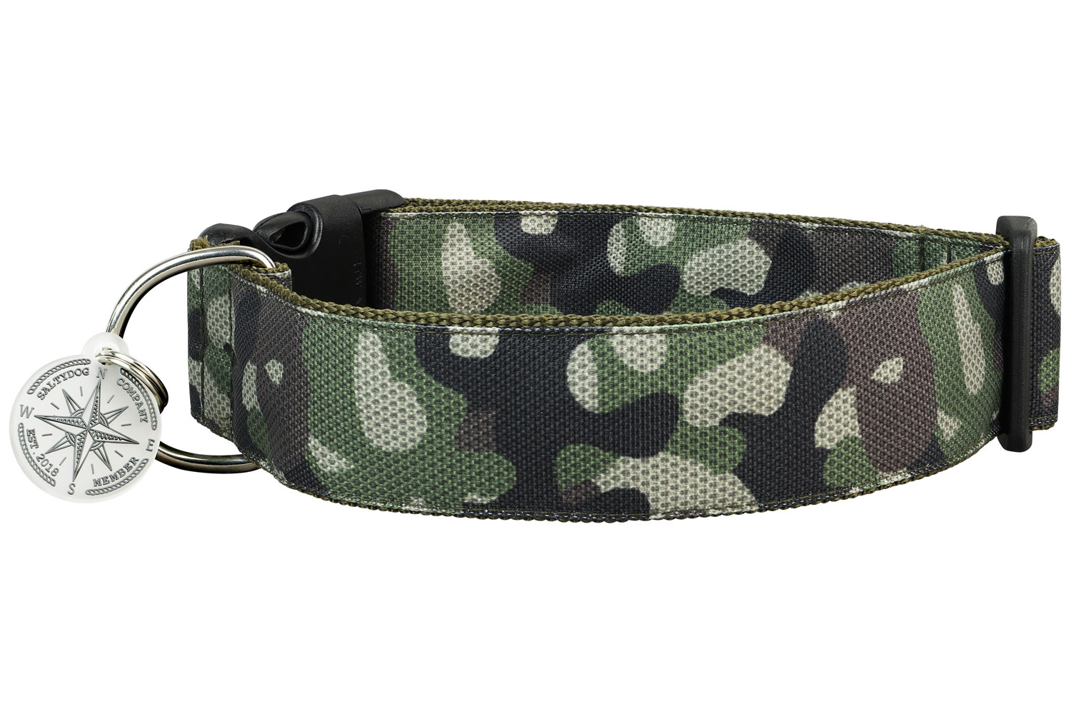 save_our_planet_halsband_saltydog Segeltuch Halsband Save Our Planet | Pur  Gr. M 35-60 cm