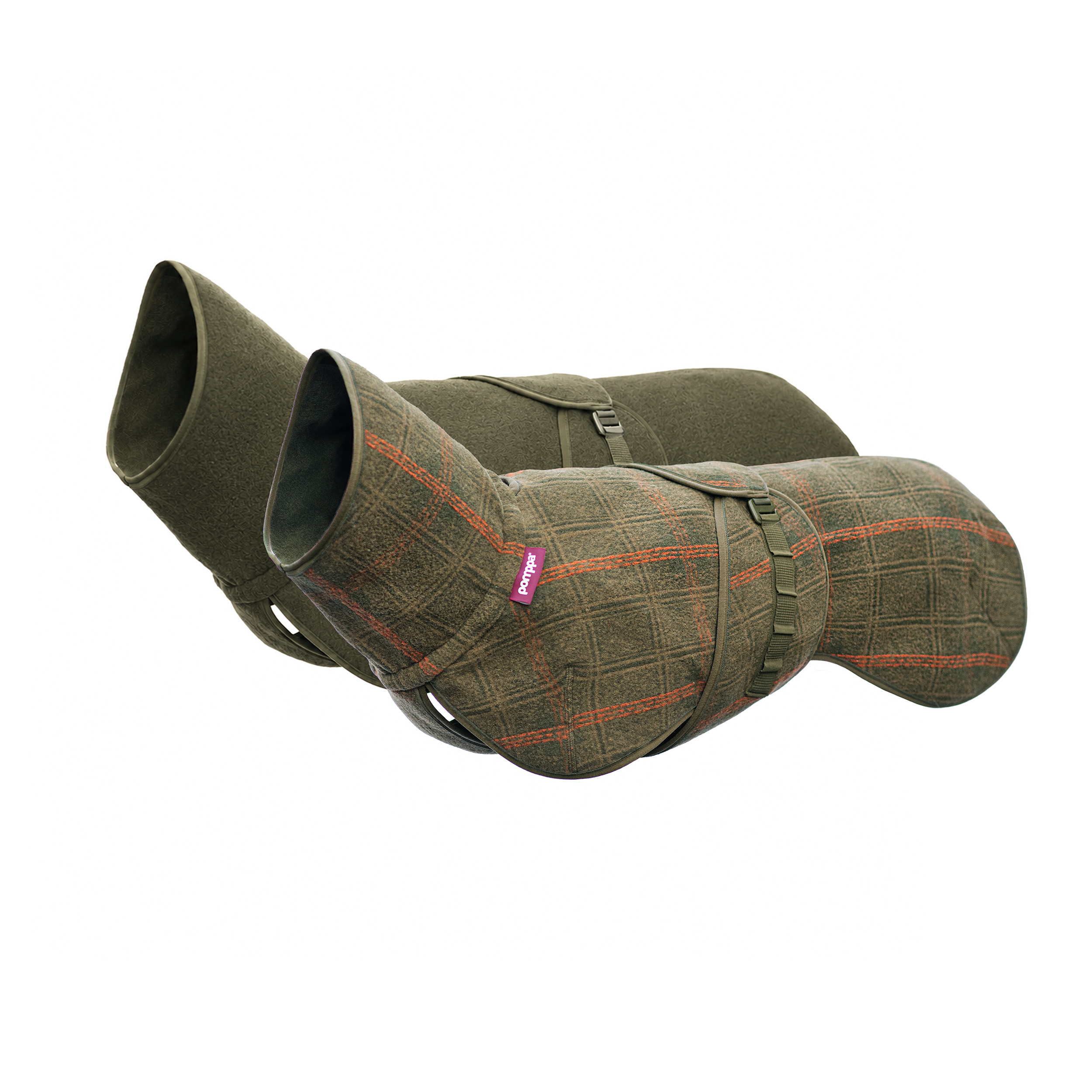 Pomppa WooliePomppa Olive - Wollmantel für Hunde