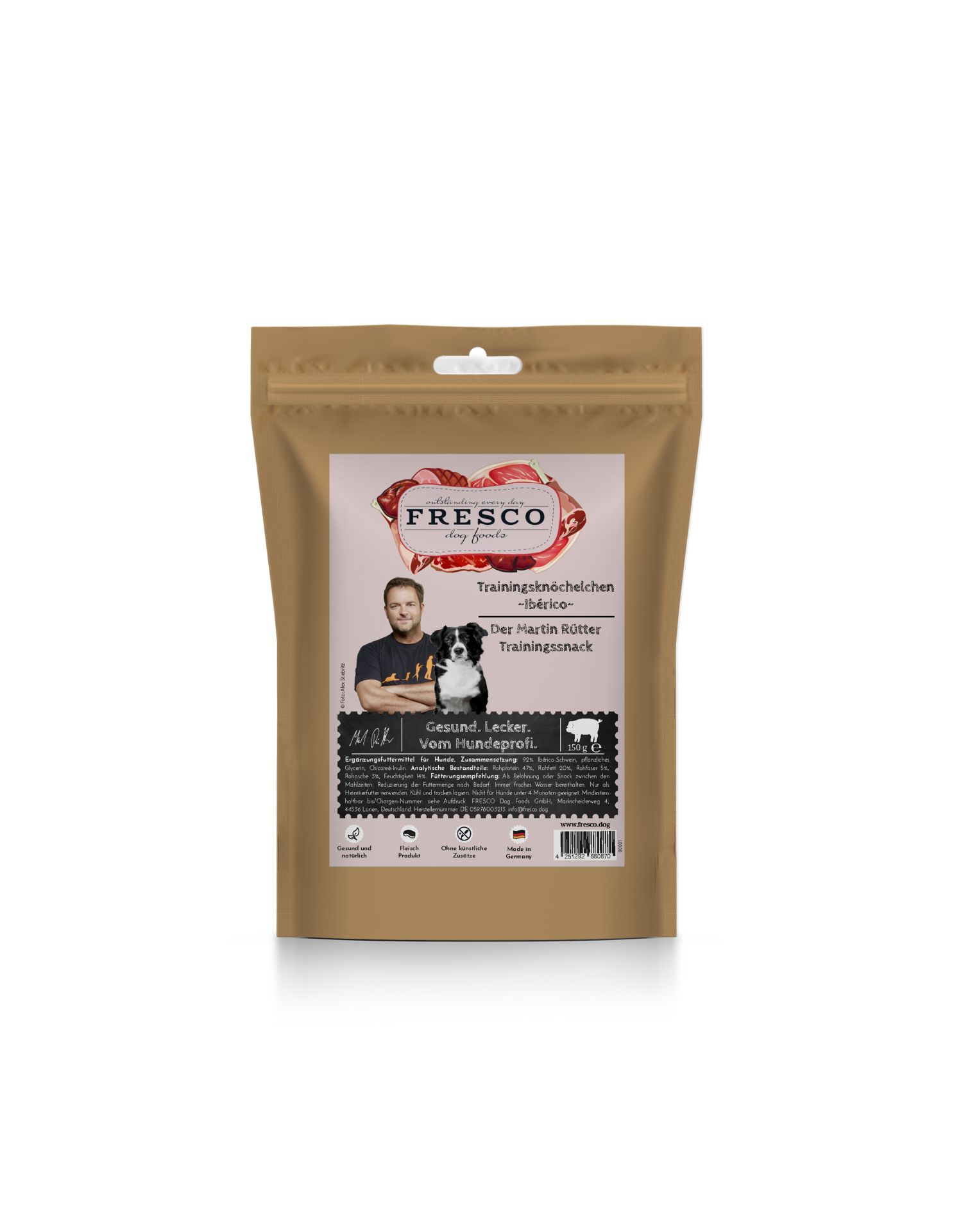 FRESCO Martin Rütter Trainingsknöchelchen Ibérico 150g FRESCO Martin Rütter Trainingsknöchelchen Ibérico 150g