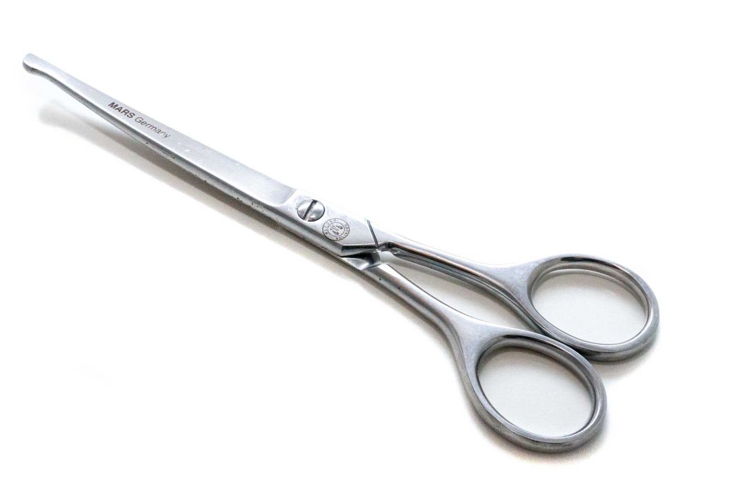 Fellschere-gebogen Hundeschere - Fellschere 17 cm, gebogen