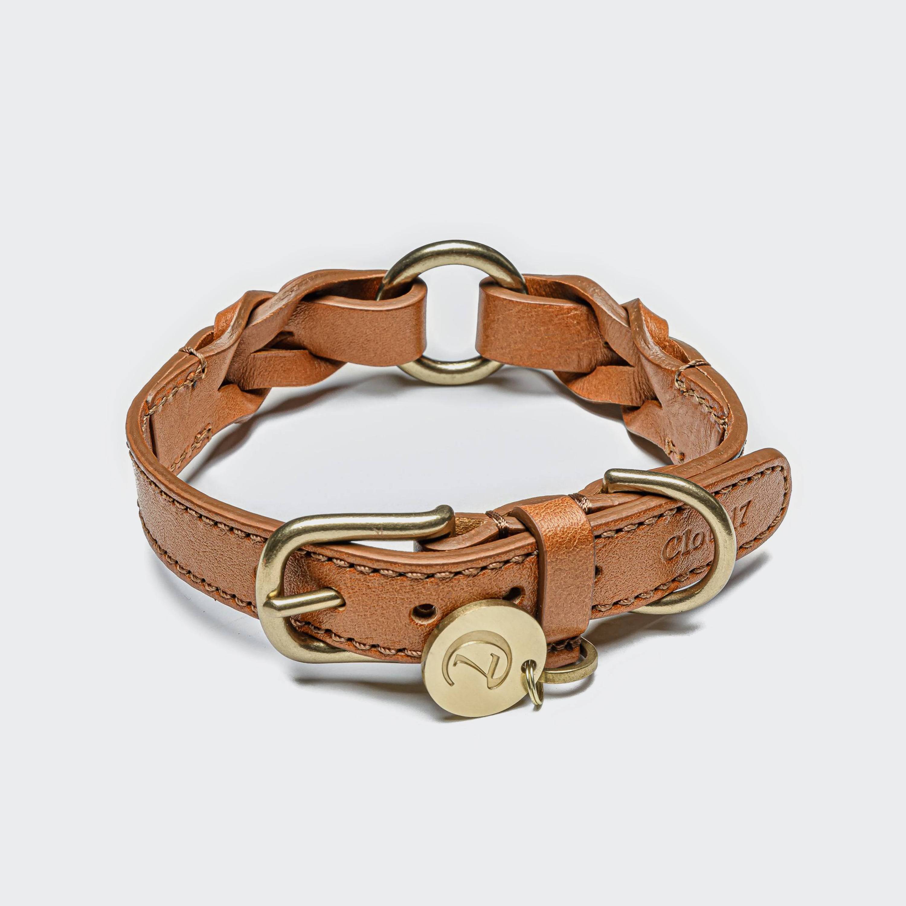 cloud7-dog-collar-hyde-park-cognac_1_2_1_ Cloud7 Hundehalsband Hyde Park Cognac