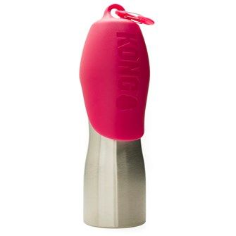 KONG Edelstahl Trinkflasche für Hunde