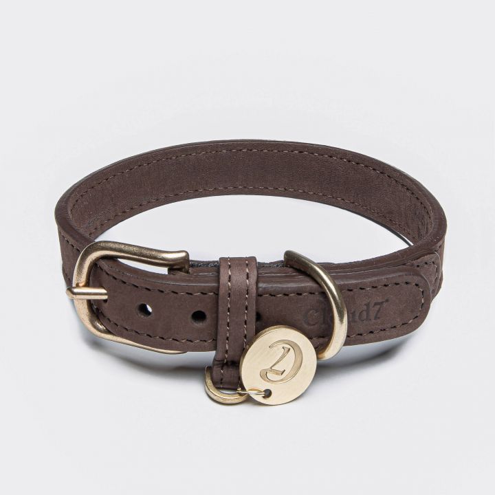 cloud7-dog-collar-tiergarten-mocca-m Cloud7 Hundehalsband Tiergarten Mocca