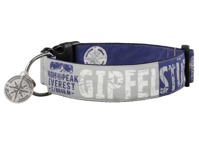 Segeltuch Halsband Gipfelstürmer Denim Gr. M