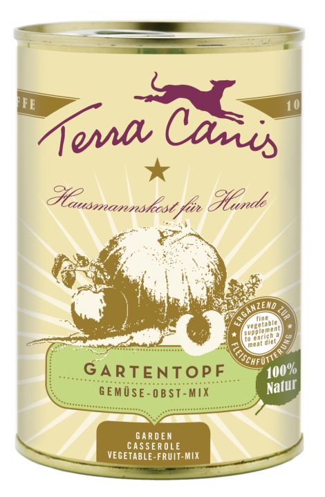 Classic_Gartentopf_400 Terra Canis Gartentopf, Gemüse-Obst-Mix 400g