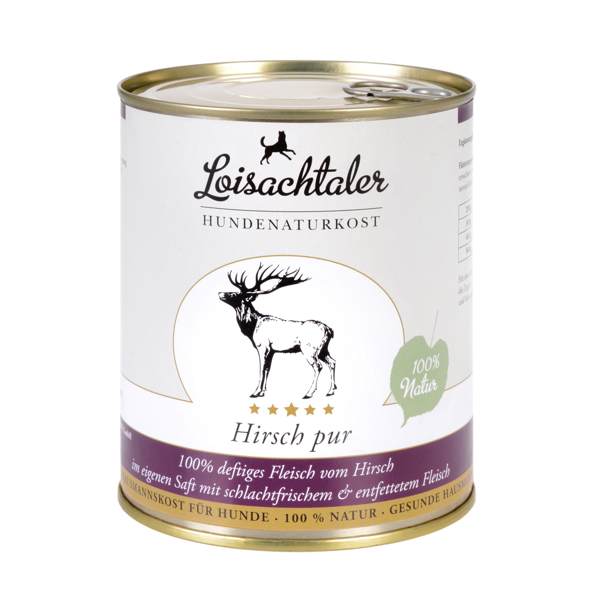 Loisachtaler Hirsch pur 800 g