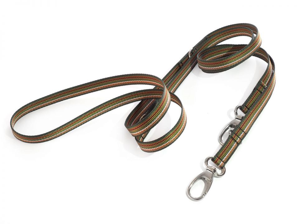Little-Stripes-gr-nbunt-longleine dogma Little Stripes Grünbunt Hundeleine
