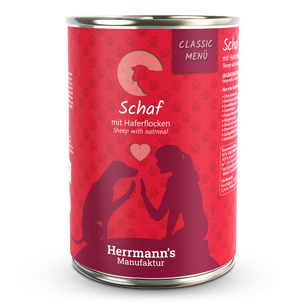 Herrmann's Classic Menü Schaf mit Haferflocken 400 g