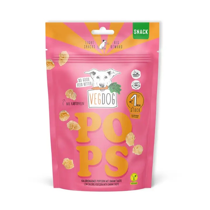 VEGDOG POPS Hundepopcorn