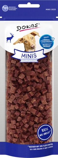 Minis-Hirsch DOKAS Minis Hirschfleisch 60 g