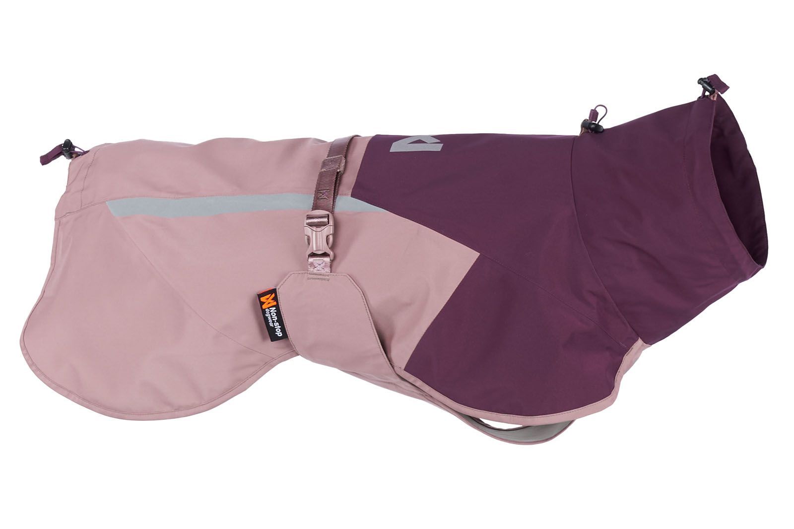 Non-stop dogwear Fjord Raincoat 2.0 mauve