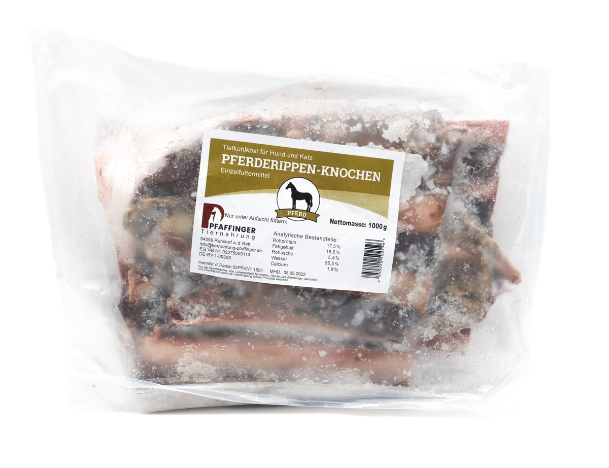 Pfaffinger Pferderippen - Knochen 1 kg