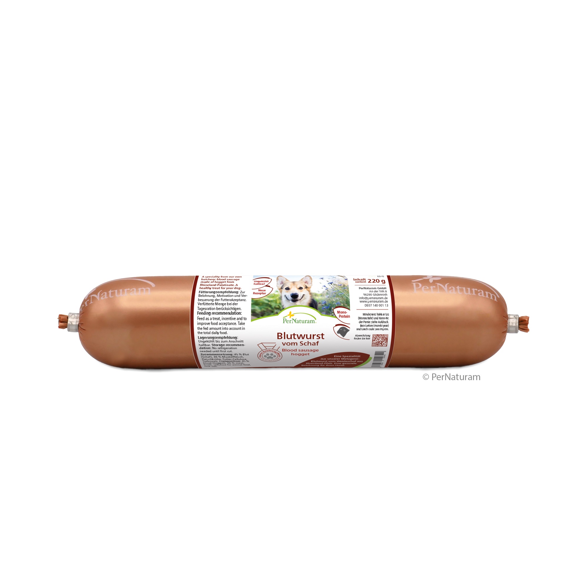 PerNaturam Blutwurst vom Schaf 220 g