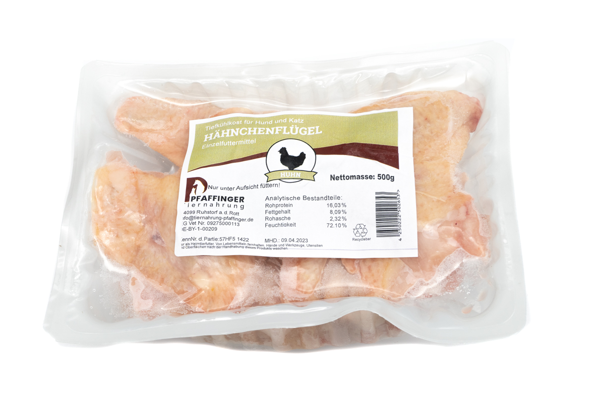 Pfaffinger Hähnchenflügel roh 500 g