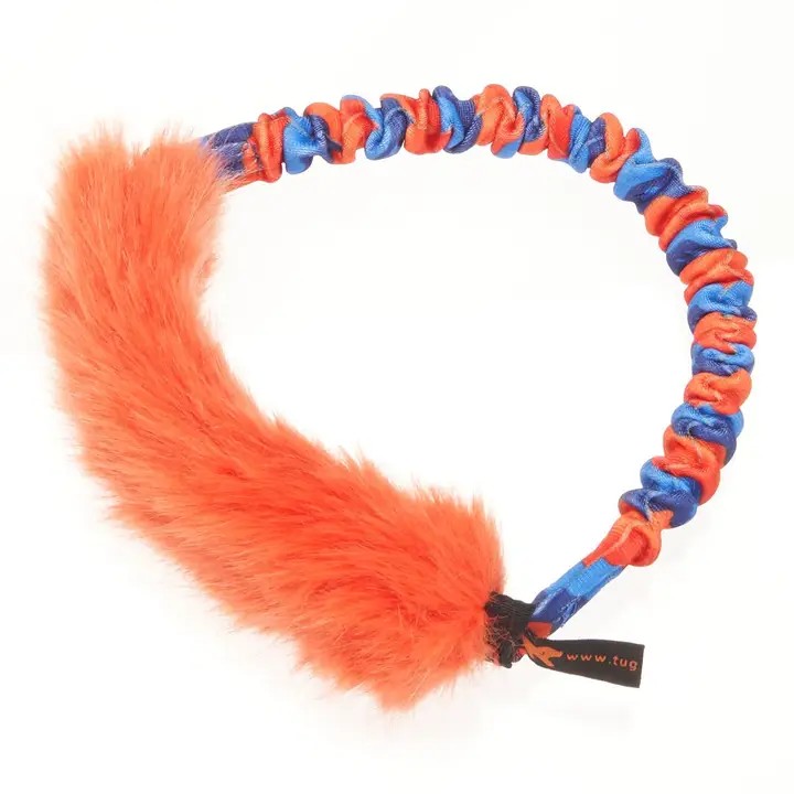 Tug-E-Nuff Bungee Ring – Kunstfell Orange