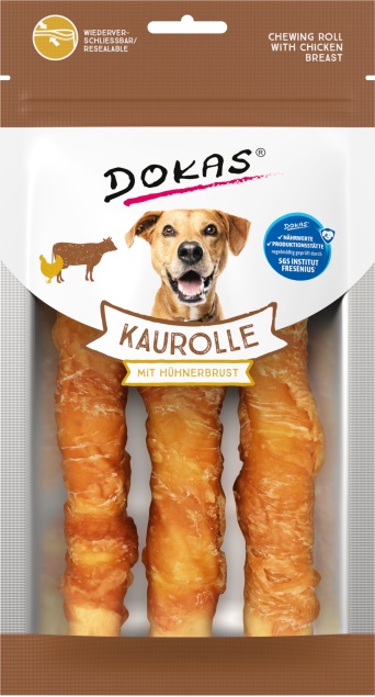 Kaurolle-Medium-Huhn DOKAS Kaurolle mit Hühnerbrust Medium 150 g