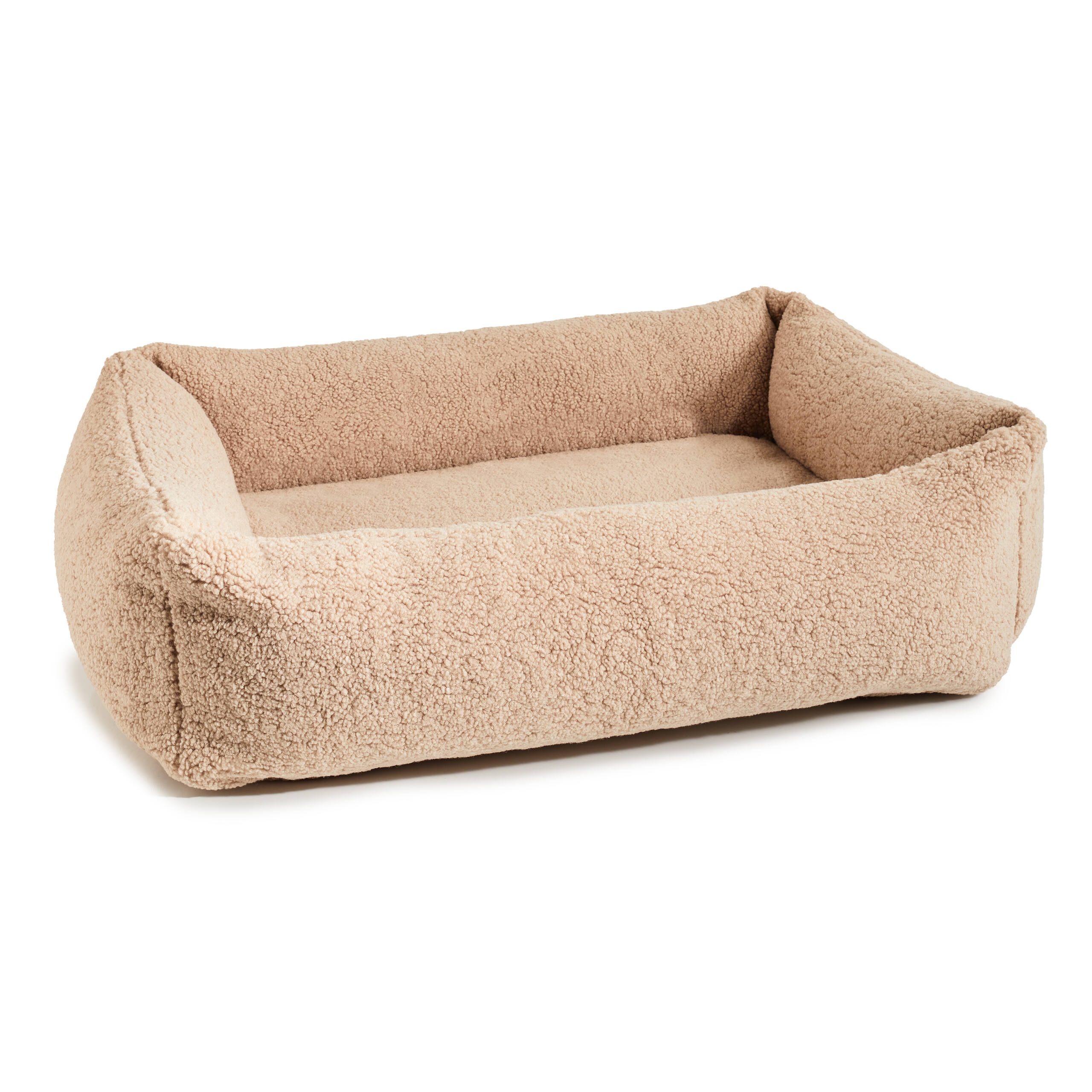 Teddy-Beige-orthop LABONI Orthopädisches Hundebett TEDDY Beige Gr. L (112 x 95 x 25 cm)