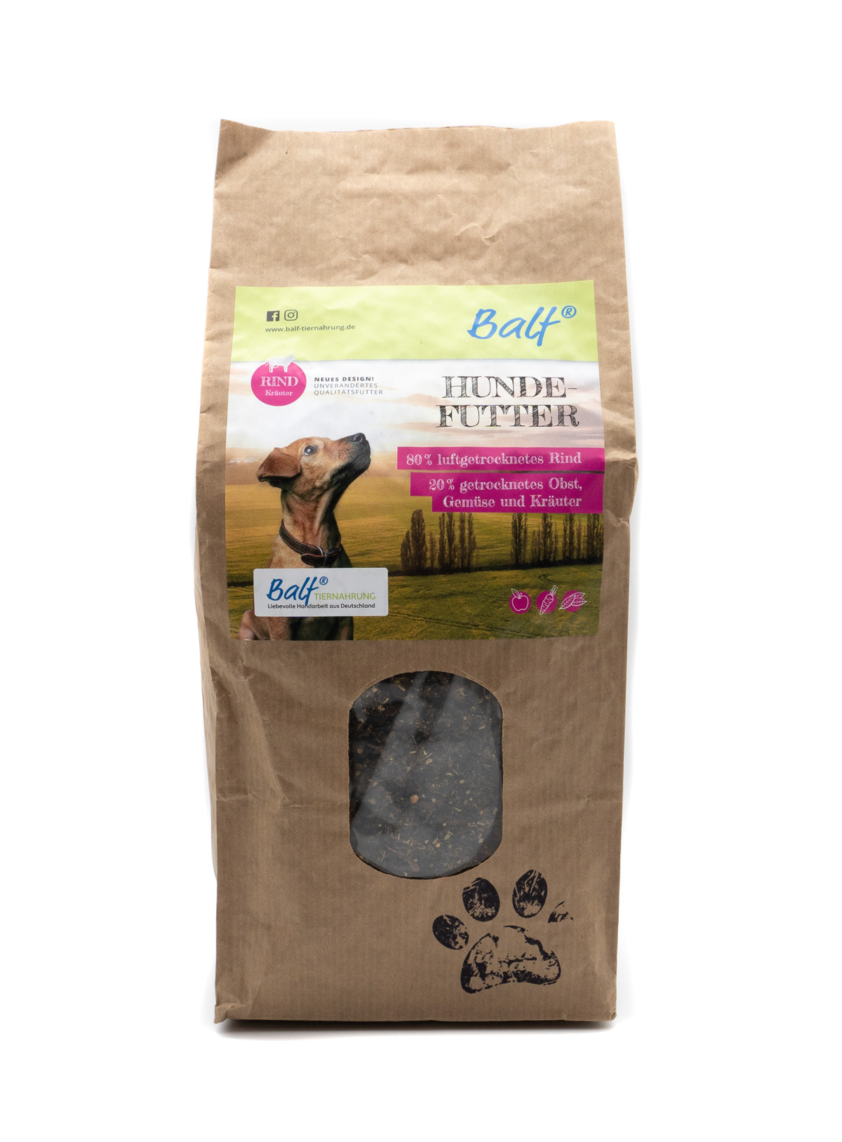 BALF Hundefutter Rind mit Kräuter 1 kg