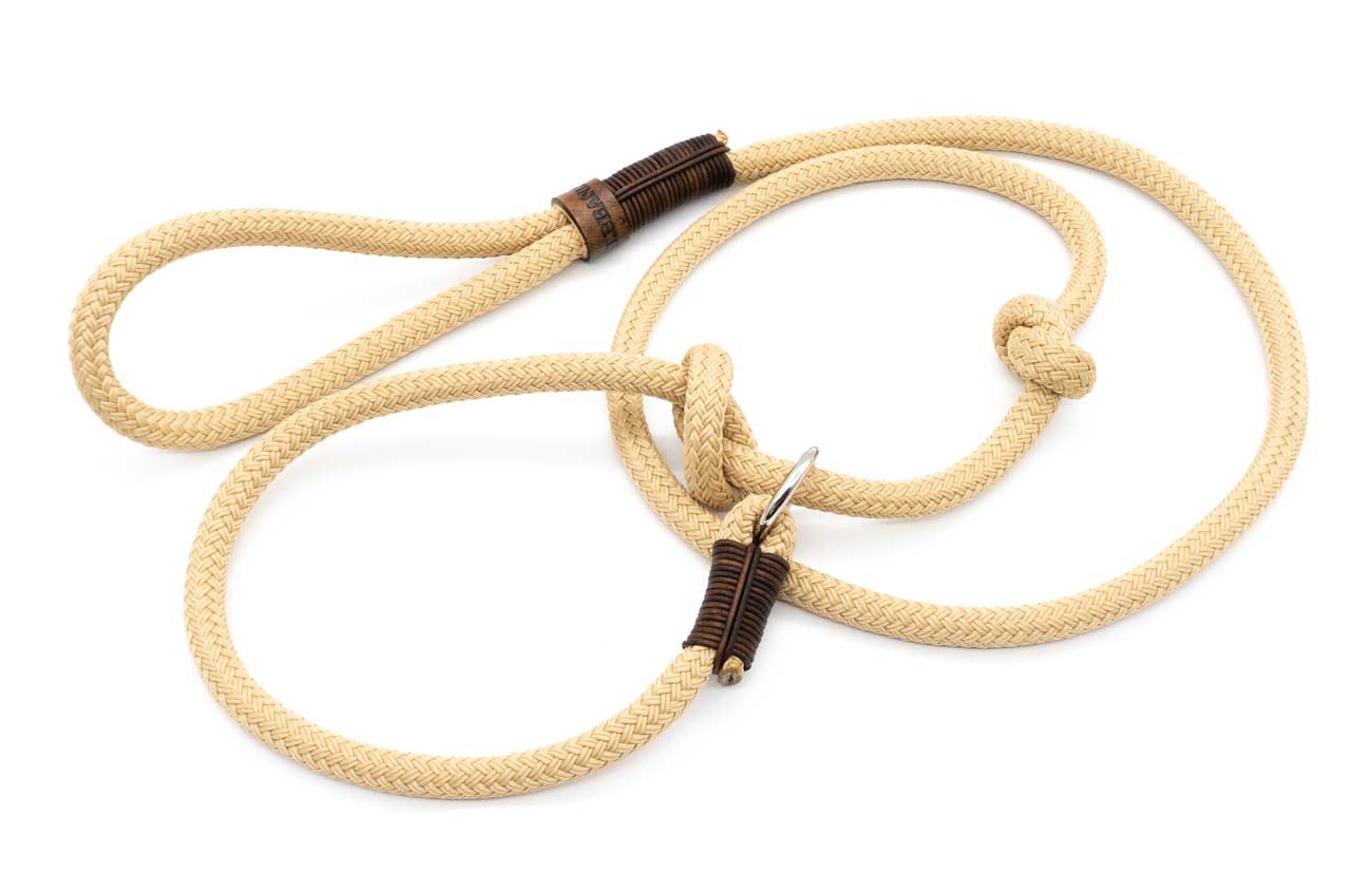 ELBtrecken Beige mit Leder Holz chrom