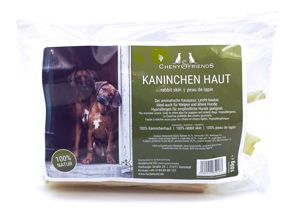 Cheny & Friends Kaninchen Haut 100 g
