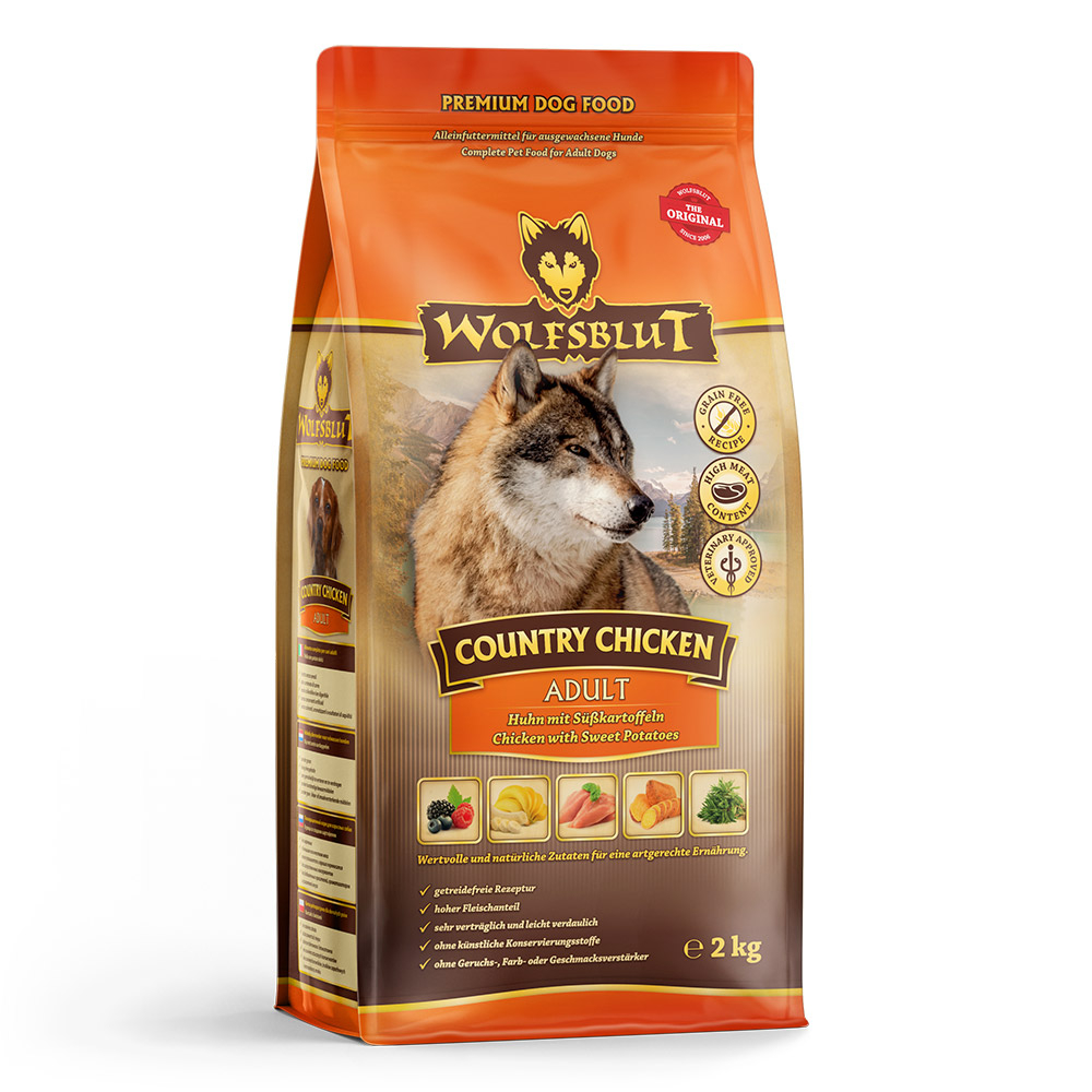 Wolfsblut Adult Country Chicken 2 kg - Huhn und Süßkartoffeln