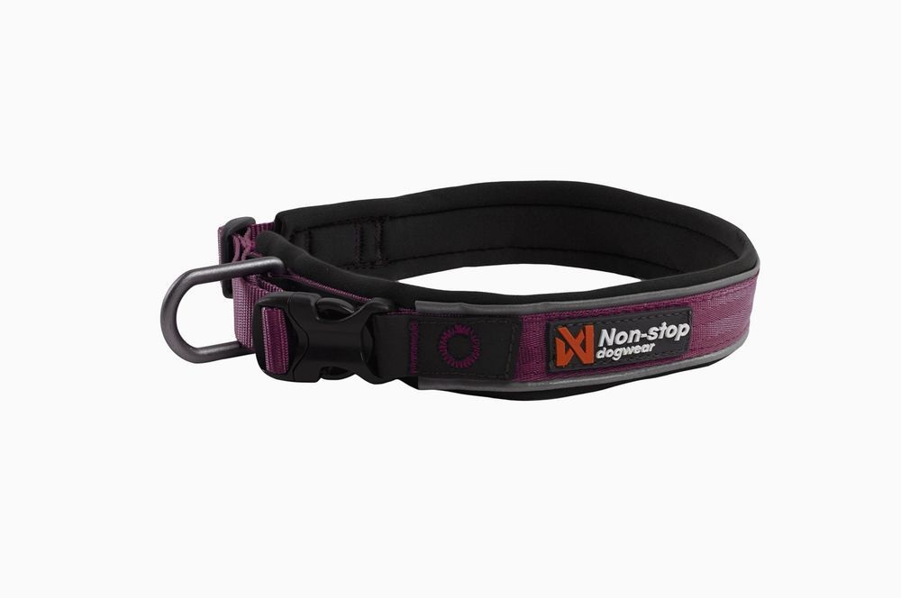 Roam_Lila_1 Non-stop dogwear Roam Collar, gepolstertes Halsband Lila / Purple