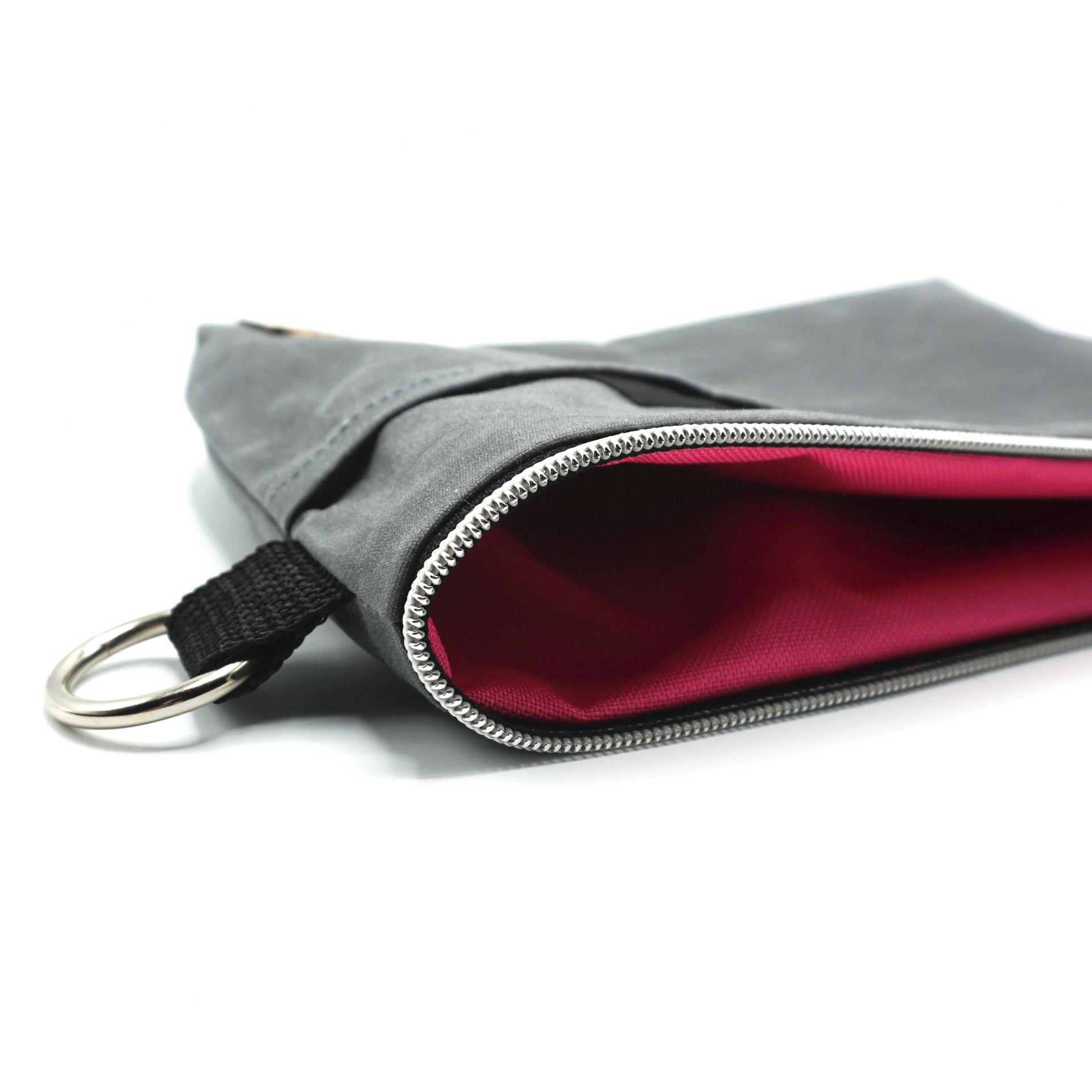 MooiZo Walkie Wallet Gassitasche Canvas mit schwarzem Umhängegurt
