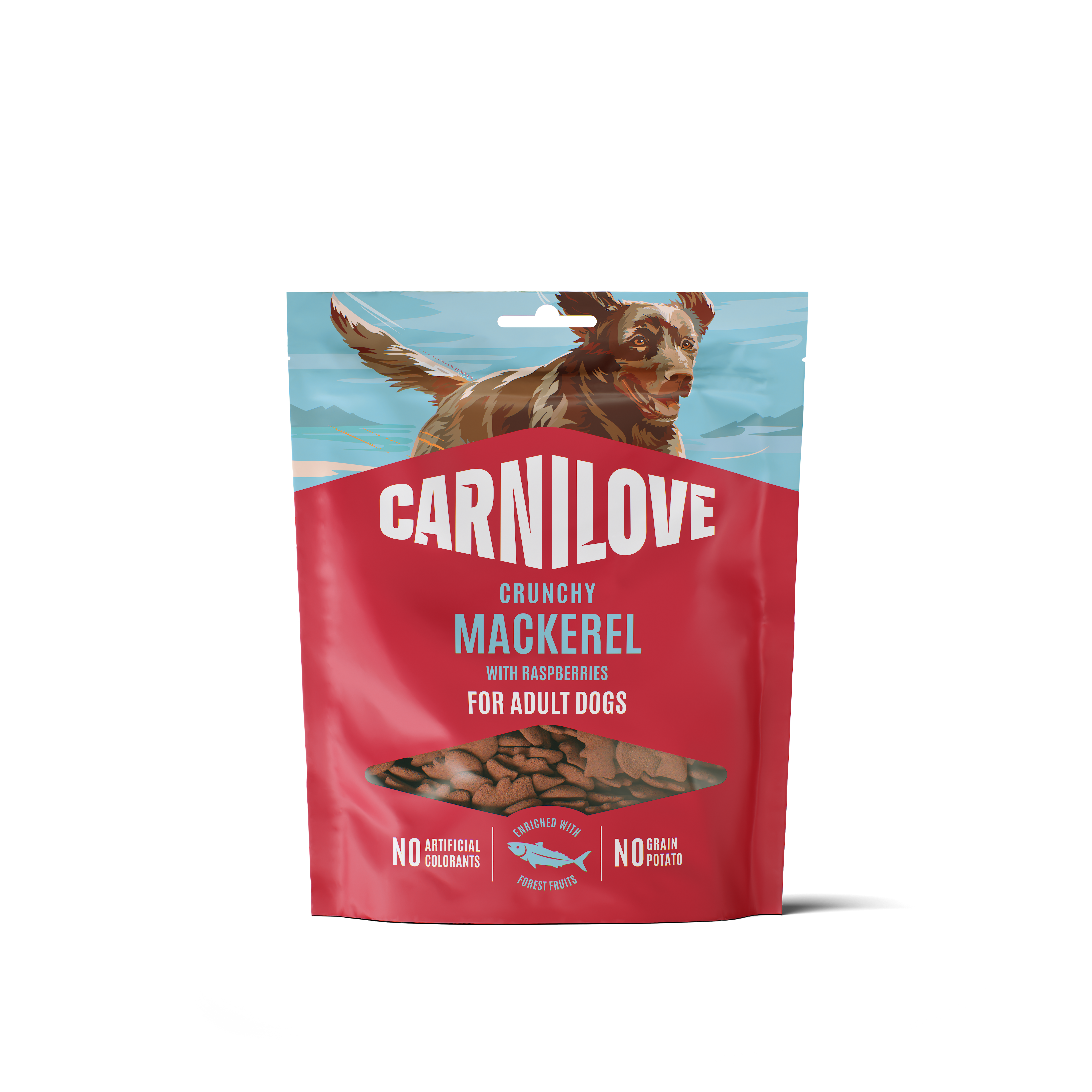 Carnilove Crunchy Snack Makrele mit Himbeeren 200g