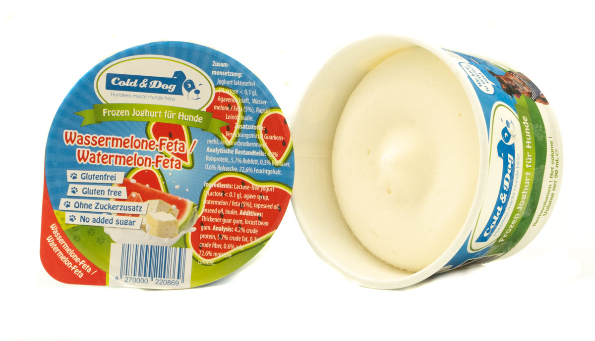 Cold & Dog Hundeeis Wassermelone - Feta